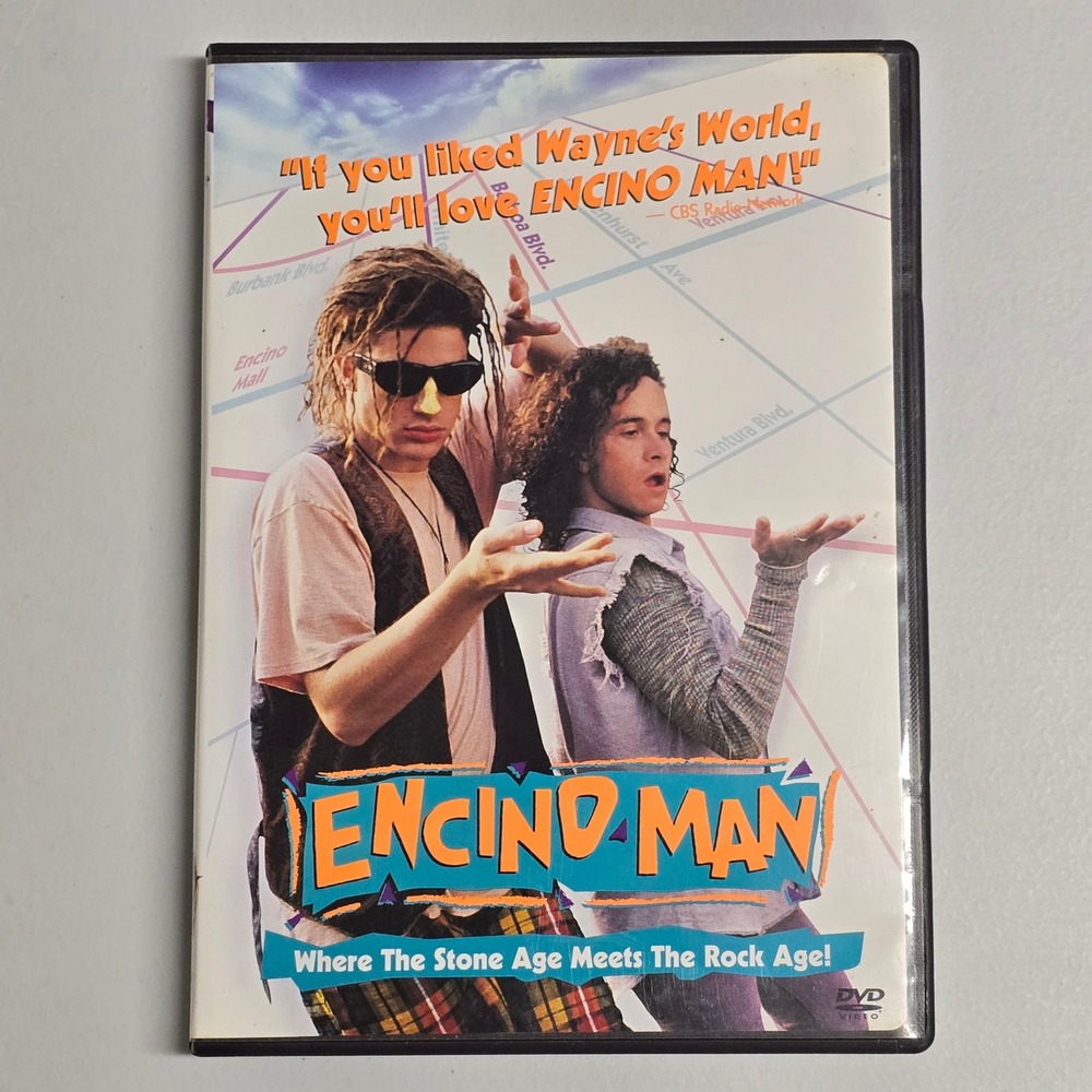 Encino Man‎ DVD Pauly Shore Brendan Fraser 90s Comedy Hollywood Pictures
